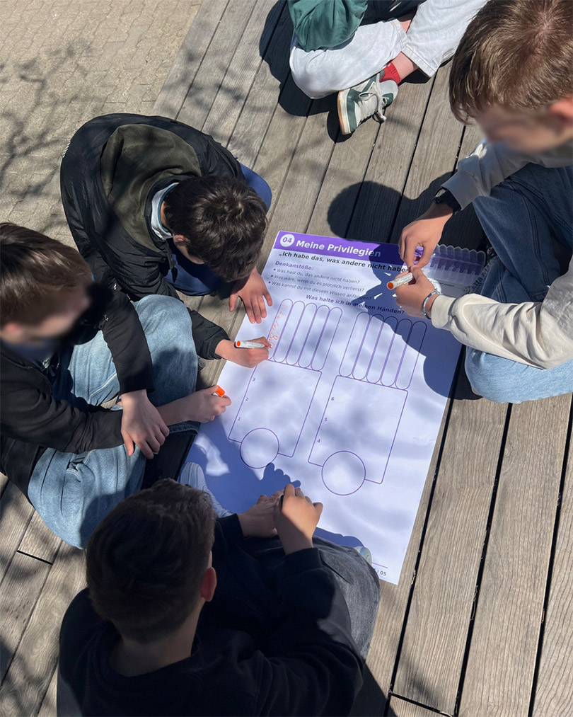 Workshop an einer Schule