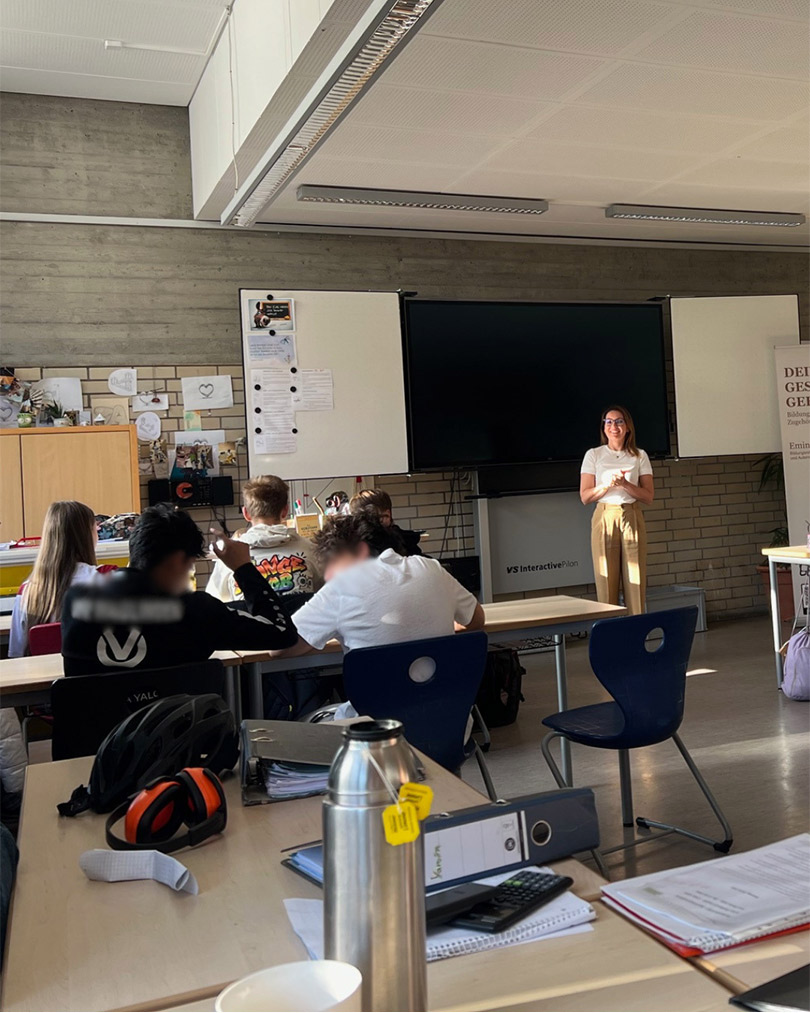 Workshop an einer Schule